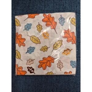 Spritz Fall Leaves Beverage Napkins 20 Ct